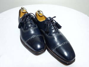 CROCKETT&JONES クロケット＆ジョーンズ　キャップトゥオックスフォードシューズ　ストレートチップ　ビジネスシューズ　7　25.5cm位