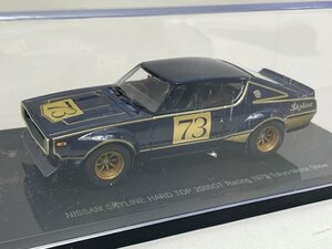 EBBRO エブロ 1/43 NISSAN 日産 スカイライン ハードトップ 2000GT レーシング 1972 東京モーターショー #73 44977