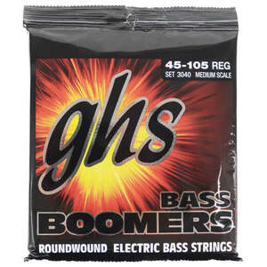 GHS 3040 Medium Scale Bass Boomers REGULAR 045-105 エレキベース弦×2セット