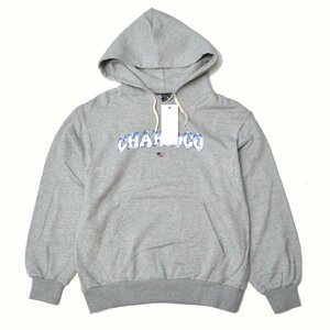 未使用 定価18700円 CHARI&CO チャリアンドコー METALLIC ARCH LOGO HOODIE SWEATS スウェットフーディ パーカー Sサイズ メンズ M974221