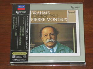 PIERRE MONTEUX モントゥー/ ブラームス 交響曲第2番 他 ESSD-90288 2024年発売 Esoteric エソテリック社 Hybrid SACD 国内帯有