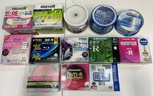 □M89 ◇未使用 DVD-R/BD-R/DVD-RAM/DVD-RW/BD-RE まとめ 記録メディア 記録媒体 maxell/TDK/Panasonic/Victor/MITSUBISHIなど