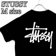 【最高デザイン】STUSSY 両面ロゴ　デカロゴ　ド定番　大人気　Tシャツ