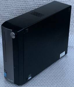 【中古】ASUS P30AD用 小型ケース Mini-ITX対応 1TB HDD DVDドライブ 一部凹み有 / USB3.0対応 SDカードリーダー有 / T23025h