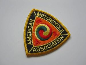 ビンテージ AMA A.M.A アメリカンモーターサイクル ロゴ ワッペン/刺繍 自動車 バイカー ハーレー バイク レーシング 144