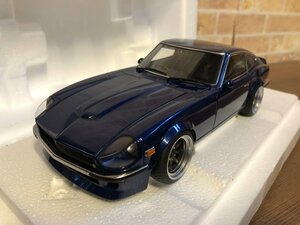 中古 クリアケース付 1/18 オートアート AUTO ART 日産 フェアレディZ（S30)『湾岸ミッドナイト』悪魔のZ 連載開始30周年記念モデル　