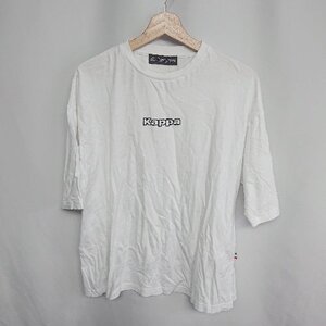 ◇ ⊂ KAPPA カッパ コットン100% 半袖 Tシャツ サイズM ホワイト レディース E