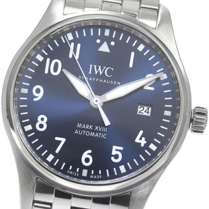 IWC IWC SCHAFFHAUSEN IW327016 パイロットウォッチ マークXVIII デイト 自動巻き メンズ 美品 _832145