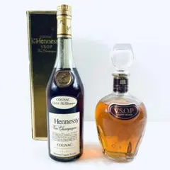 【未開栓品】【古酒】ブランデー2本　ヘネシー　　VSOP サントリー VSOP