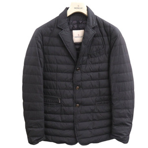 美品 モンクレール GASCOGNE GIACCA 420913093350 ダウン フェザー サイズ1 ネイビー ダウンジャケット 0735 MONCLER