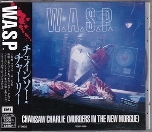 ■CD★W.A.S.P./チェインソー・チャーリー★ワスプ★国内盤・帯付■