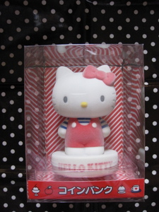 サンリオ　 HELLO KITTY　ハローキティ　コインバンク　貯金箱　起毛素材　新品未開封　