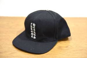 CHROME HEARTS BB CAP DENIM VRTCL CH BLACK デニムベースボールキャップ ブラック クロムハーツ