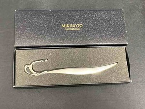 ミキモト MIKIMOTO しおり ブックマーカー レターオープナー パール付き