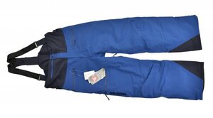 送料無料1★Salomon★サロモン Brilliant サスペンダーズ(スキーパンツ) size:L (股下 Regular) ネイビー ピオニー