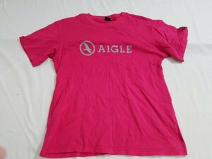 AIGLE エーグル 半袖 Tシャツ Mサイズ 8502-63211　S5