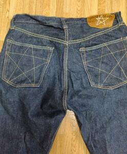 ☆彡SUGAR CANE シュガーケーン 14.25oz. STAR JEANS　USED　W34☆彡