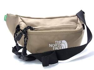 1円 ■新品同様■ THE NORTH FACE - ザ・ノースフェイス ナイロン ボディバッグ ウエストポーチ ウエストバッグ メンズ ベージュ系 FE6923