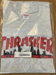 SUPREME Thrasher Skyline Tee Ash Grey Sサイズ