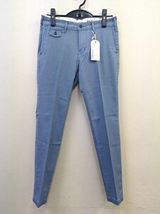 [9028]BEDWIN -WOMAN-ベドウィンレディースライン/10/L SKINNY FIT STRETCH PANTS FDBUD/SAX/サイズ2【国内正規品/新品未使用/定価以下】