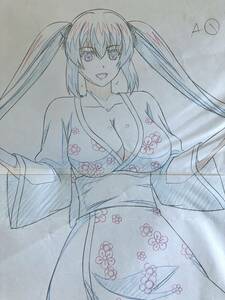 はぐれ勇者の鬼畜美学 原画 美兎 着物／genga　[セル画 Cel] エステティカ