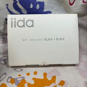 iida G11の箱と取説 body color: BLACK + BLACK