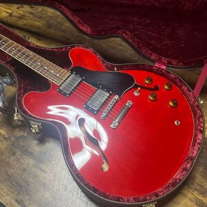 美品 Tokai HES195 SR シースルーレッド セミアコ Super Shop Limited Model