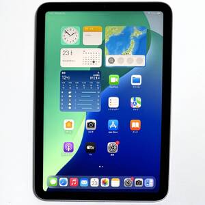 Apple iPad mini (第6世代) パープル 256GB MK7X3J/A Wi-Fiモデル iOS18.2.1 バッテリー最大容量99％ アクティベーションロック解除済