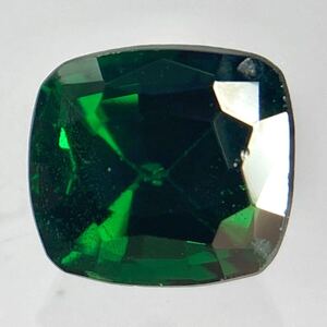 1円〜!!ソ付!!（天然グリーンガーネット0.983ct）j ◎約5.5×5.0mm ルース 裸石 宝石 green grossular garnet 柘榴石 DB0/EA0 w4 す36