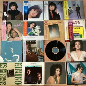 和JAZZ フュージョン　女性vo.レコード　15枚　RD0823-1 中本マリ　笠井紀美子　金子晴美　秋本奈緒美　研ナオコ　帯