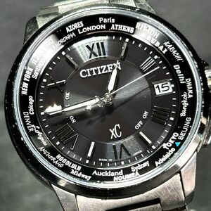 CITIZEN シチズン XC クロスシー CB1020-54E 腕時計 エコドライブ ソーラー 電波ソーラー アナログ カレンダー メンズ ステンレススチール