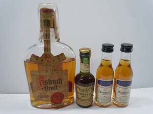 古酒 ブランデー特級 ミニチュア ボトル◆アスバッハ Asbach Uralt 200ml/ヘネシー VSOP リザーブ 42％.クラシック・30ml◆未開栓.4本.