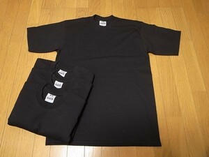 【即決 送料無料】PROCLUBプロクラブPRO CLUBヘビーウエイトHeavy Weight半袖無地Tシャツ Tee 黒 ブラック S 4枚セット首周り ボディ 頑丈