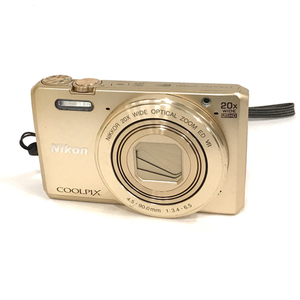 1円 Nikon COOLPIX S7000 4.5-90.0ｍｍ 1:3.4-6.5 コンパクトデジタルカメラ ゴールド 光学機器