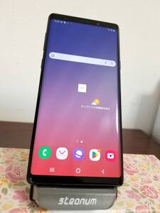 F26 良品 SAMSUNG Galaxy Note 9 docomo SC-01L Black SIMフリー 128GB /6GB 本体のみ 【Samsung・中古品】