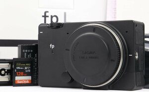 【 良品 | 動作保証 】 SIGMA fp L ボディ 【 SDXCメモリーカード 128GB V30対応 追加付属 】