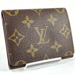 LOUIS VUITTON Enveloppe Carte de Visite LV ルイヴィトン アンヴェロップ カルト ドゥ ヴィジット M62920 名刺入れ Monogram Z2