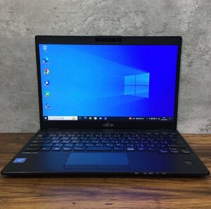 1円～ ●富士通 LIFEBOOK U939/B / Celeron 4305U (2.20GHz) / メモリ 4GB / SSD 128GB / 13.3型 フルHD (1920×1080) / Win10 Pro 64bit