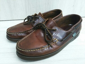 PARABOOT パラブーツ BARTH バース 0713 デッキシューズ 茶 ブラウン系 メンズ 約25.5cm