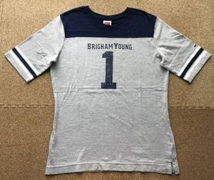 美品 90s ナイキ USA企画 フットボール Tシャツ ナンバリング 90年代　　オールド ヴィンテージ ビンテージ vintage NIKE キッズ 柳7457