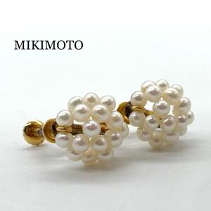 MIKIMOTO ミキモト イヤリング パール シルバー 刻印