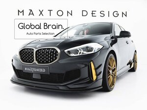 BMW 1シリーズ F40 Mパフォーマンス フロント リップ スポイラー/ フロント スプリッター バンパー エプロン ディフューザー フラップ