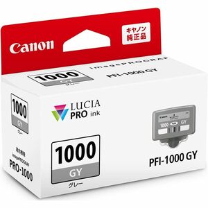 （まとめ買い）キヤノン Canon 純正 インクタンク PRO-1000用 インクカートリッジ グレーPFI-1000GY〔×3〕