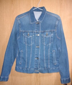 USED◆UNIQLO ユニクロ◆デニムジャケット Ｇジャン レディースアウター ジャケット ブルゾン◇ブルー