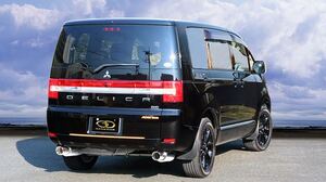 ガナドール デリカD5 LDA-CV1W 前期 マフラー ステンレス製 GVE-021PO GANADOR Vertex 4WD SUV