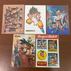 当時物 未使用 animetopia ドラゴンボール 下敷き 4点 + ステッカー セット