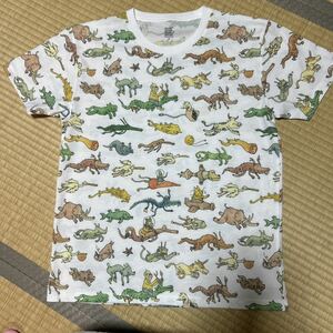 グラニフ、柄Tシャツ　半袖