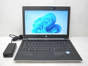 ☆1円スタート☆第8世代☆HP☆ProBook 430G5☆Core i5 1.60GHz/8GB/SSD256GB/無線/Bluetooth/WWAN/カメラ/Office/Windows 11 Pro☆