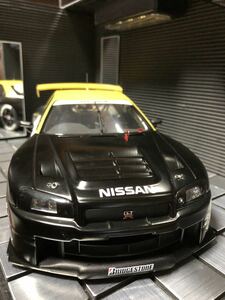 激レア入手困難！オートアート1/18スカイラインGT-R34テストカー