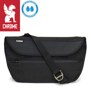 CHROME (クローム) BG322 SIMPLE MESSENGER BAG シンプル メッセンジャーバッグ ECO BLACK CH320